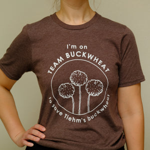 Short sleeved unisex t-shirt - Tiehm's buckwheat