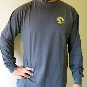 Long sleeved unisex t-shirt - granite gray